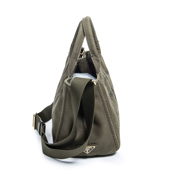 Prada Small Canapa Tote - Picture 4 of 7